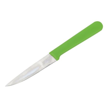 Hámozókés - Zöldségkés 9 cm, Zöld Nyéllel