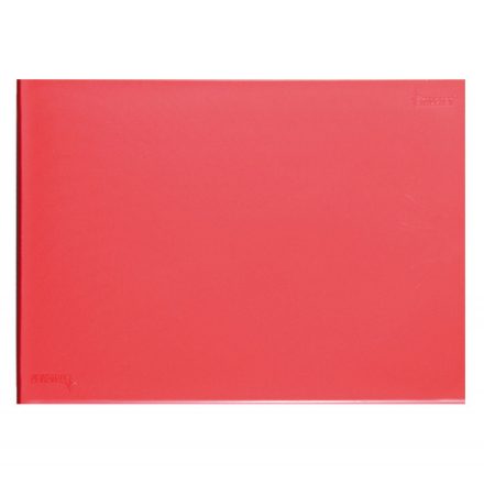 Piros műanyag vágódeszka 45,5x30,5x1,27 cm, HACCP nyers húsokhoz
