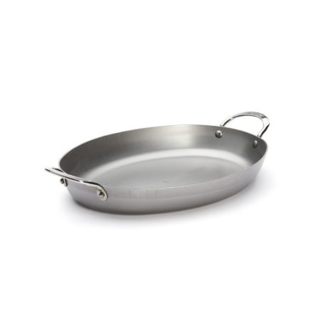 Szeletsütő, ovál, 36 cm, két fül, Mineral B, de Buyer