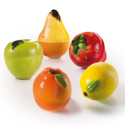 Narancs 3D bonbon csokoládéforma, 275x175 mm, polikarbonát