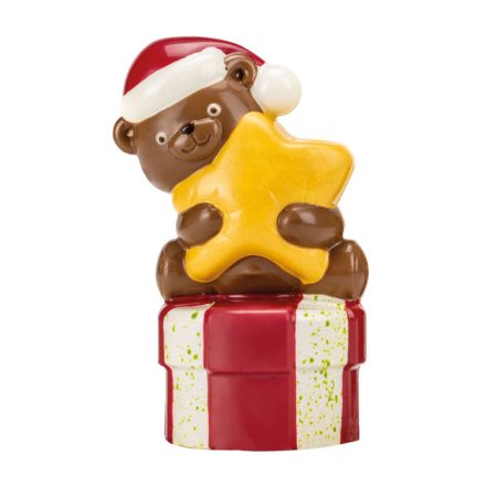 Cuddly Bear, 3D csokoládé öntőforma (20SR107A), 275x175 mm, polikarbonát, Spinning Mould