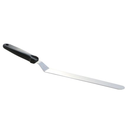 Hajlított Kenőkés-SPATULA Penge mérete: 30 x 250 mm - Fogantyú mérete: 130 mm  - Martellato minőség