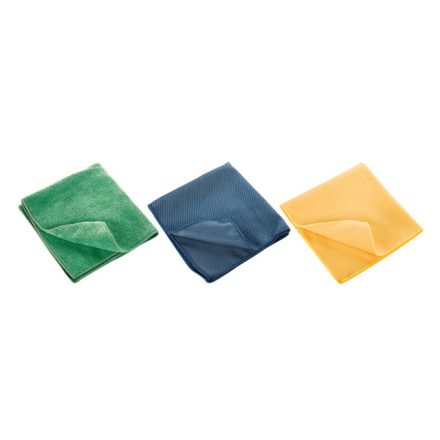 CLEAN KIT háztartási törlőkendő, 3 db-os készlet